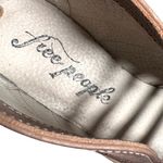 Free People  Leather Emma Cut-Out Booties Tan Size 9 Photo 2