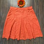 Hell Bunny Orange & Black Check Zora Skirt NWT | 2XL | Photo 7