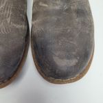BORN TARKLIN DISTRESSED LEATHER BOOTS 10/42 WOMENS SOLD AT SUNDANCE Gray Photo 4