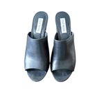 Steve Madden  Classics Lucite Leather Mule Heels size 7.5 Photo 1