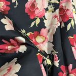 HOBBS London Rita Rose coat Floral navy spring dress size 12 snap Pink Photo 9