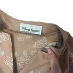 Vintage Midi Dress Brown Pleated Skirt White Butterflies Cottagecore No Size Size undefined Photo 4