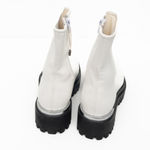 Jeffrey Campbell  Devout White Chunky Platform Ankle Boots Size 7 Photo 8