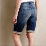 J Brand Cuffed Demin Bermuda Shorts Size 26 Photo 2