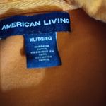 American Living  Womens T-Shirt Orange Pink Tie Dye Short Sleeve Drawstri… Photo 1