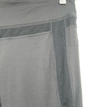 Splits59 Black Mesh Detail Zip Ankle Cropped Leggings Size Large Photo 1