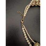 Vintage Women’s Chunky Metallic Beaded Silver Tone Statement Collar‎ Necklace Photo 3