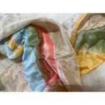 Vintage Prima Vera Collection 100% Silk Scarf With Colorful Abstract Design & Sp Size 30 Photo 1