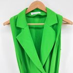 Amanda Uprichard Amanda‎ Uprichard Wintour Wrap Dress in Grass Sleeveless Belted Size Small Mini Photo 2