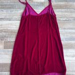 Reformation Lyza Velvet Dress Rhubarb Pink - Size XS Photo 3