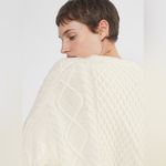 Aritzia Sunday Best Oversized Peggy Sweater In Whisper White Photo 3