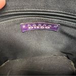 Vintage Shannon Diego Striped Fur Leather PEACE Crossbody Bag Brown Black 7x9 Photo 11