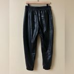 Bagatelle Collection Black Jogger Vegan Leather Pant SZ Medium LIKE NEW Photo 4