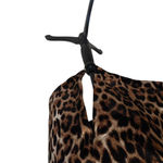 Chico's  Women Leopard Print Long Sleeve Pull Over Tunic Shirt Size 0 4/6 Cuffs‎ Photo 4
