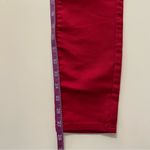 Charlotte Russe Refuge Dark Red 3-Button High Rise Skinny Jeans Size 2 EUC Photo 6