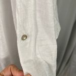 Adrienne Vittadini White Linen Dolman Sleeve Top Blouse Plus Size 2X Coastal Photo 4