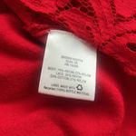 Covington  Women's Lace-Accent Red Cardigan Photo 4