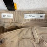 J Jill 18R HighRise StraightLeg Pant Khaki Casual Workwear Essentials Minimalist Tan Size 18 Photo 3