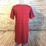 J. Jill Red Plaid Sheath Dress Button Trim Pockets Size undefined Photo 4