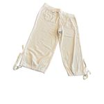New York & Co. Ruched cropped cotton-jersey track pants size M Photo 1