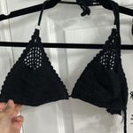 Tigerlily black capri crochet bikini set Photo 1