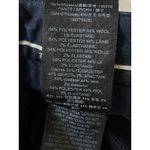 Tory Burch Navy Wool Blend Straight Leg Trousers Pants Photo 7