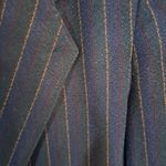 Petite Sophisticate Blue, Green, Maroon and Yellow Pinstripe Blazer Size 10‎ Blue Photo 1