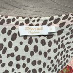 Johnny Was  Oksana Animal Swim Cover Up‎ Tunic Long Sleeves Size Medium Photo 7