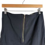 Opening Ceremony Navy Knit A-Line Preppy Zip Mini Skirt Size Medium Photo 1