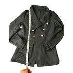 Womens black Casual Blazer Cardigan Open Front Long Sleeve Solid Color Jacket Sz Size XS Photo 7