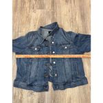 J Crew Classic Blue Denim Trucker Jacket Women's Size XXL Runs Small Photo 4