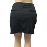 Aur Golf Black Skirt Shorts 4 Pocket Skort Zip Side Above the Knee Womens 10 White Photo 3