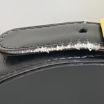 Gucci  Vintage Black Leather Shoulder Bag w/ Red Leather Interior - Preowned Photo 7