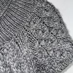 Kaisely  sweater knit gray short sleeve alpaca wool acrylic blend‎ small Photo 4