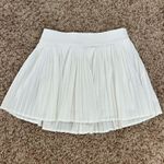 Lululemon White Mini Pleated Tennis Skirt Size 4! Photo 0