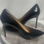 Pour La Victoire  Cennasp Pumps Black Suede Patent Heels 8M Box & Dust Bag Photo 9