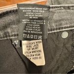 Hudson  High Rise Bullocks Lace-Up Skirt in Washed Denim Black Size 32 Photo 5