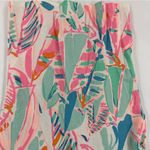 Lilly Pulitzer Lilly‎ Pulitzer Stretch Cotton Colorful Pastel V-Neck Women's Short Sleeve Tee M Photo 7