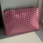 vintage 80’s pink bubble purse clutch with zip closure Photo 3