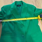 Talbots Skirt Suit Blazer Womens Size 4 Green Wool Two Piece Set Lined Photo 5