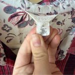 Caslon  Pink Blue Long Sleeve Plaid Floral Button Up Top Blouse Women’s Size XL Photo 3