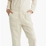 Faherty  Overland Twill Jumpsuit Cream Ecru Organic Cotton Neutral Photo 0