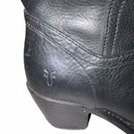 Frye Black Leather Jane Heeled Pull On Tall Boots size 6 Photo 3
