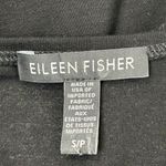Eileen Fisher Eileen Fisher Small Black Viscose Lyrca Short Sleeve Round Neck Jersey Dress Photo 4