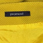 Promod Mustard Yellow Zip Front Pencil Straight Mini Athletic Golf Skirt Size 8 Photo 5