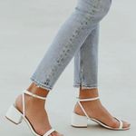 Lulus Julie White Ankle Strap Heels Photo 0