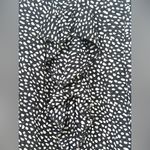 Tory Burch Veta Silk Dot Print Blouse Black Ivory Size Photo 4