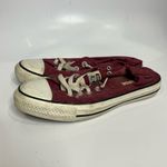Converse  sneakers with elastic back maroon with silver‎ size 6 Photo 2