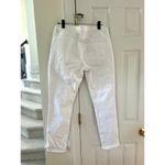 Frame  Le Garcon White Straight Leg Ankle Length Jeans Photo 3