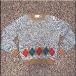 Women's Rosanna vintage knit gray sweater grandmacore winter cozy holiday Size M Photo 1